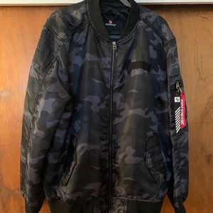 Men’s Camo Bomber Jacket